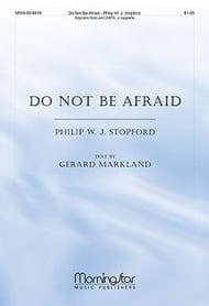 Do Not Be Afraid SATB choral sheet music cover Thumbnail